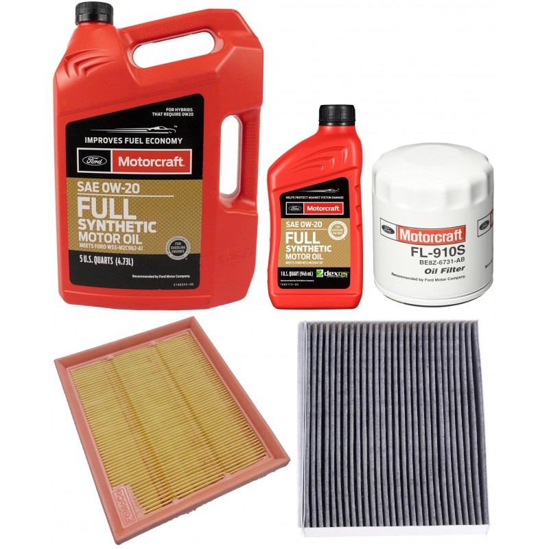 MOTORCRAFT 0W20 6L + FILTRY FORD MAVERICK 2.5 HYBRYDA 2022-