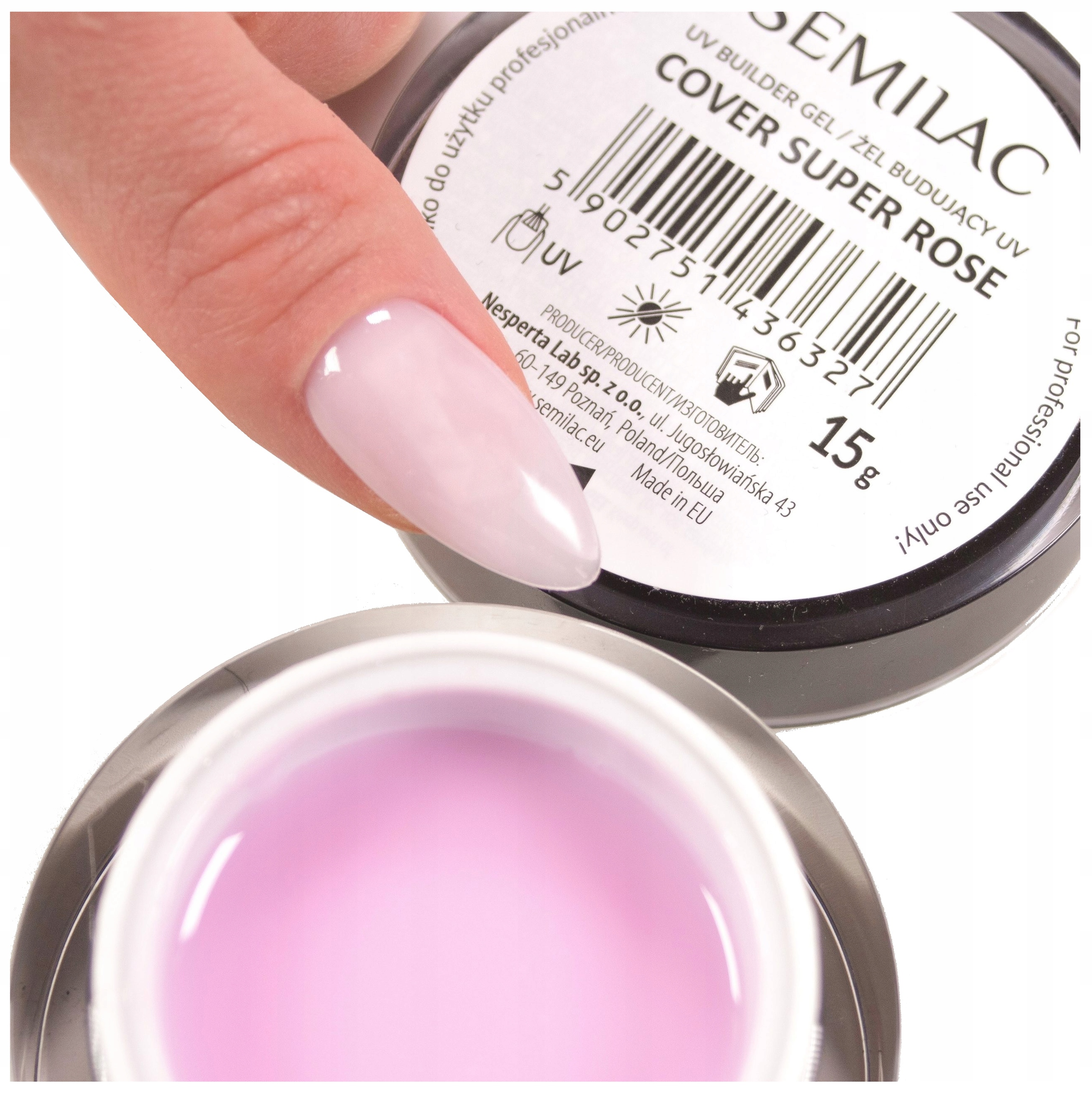 

Semilac Żel Budujący Builder Cover Rose 15g