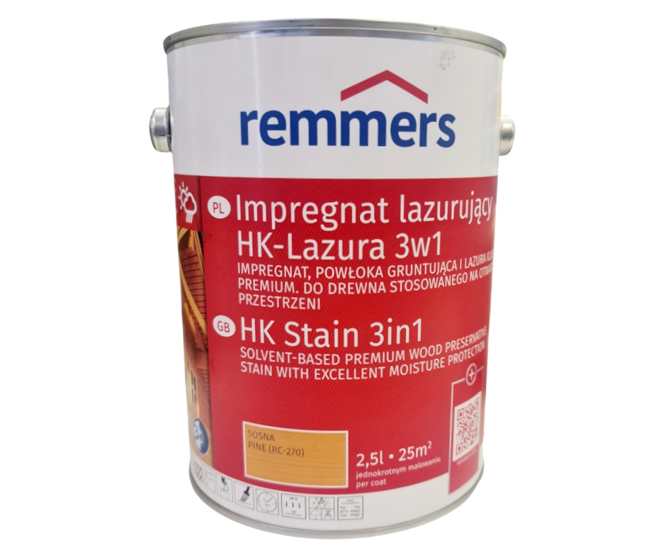 Remmers Hk-Lazura 3v1 Borovice 2,5l