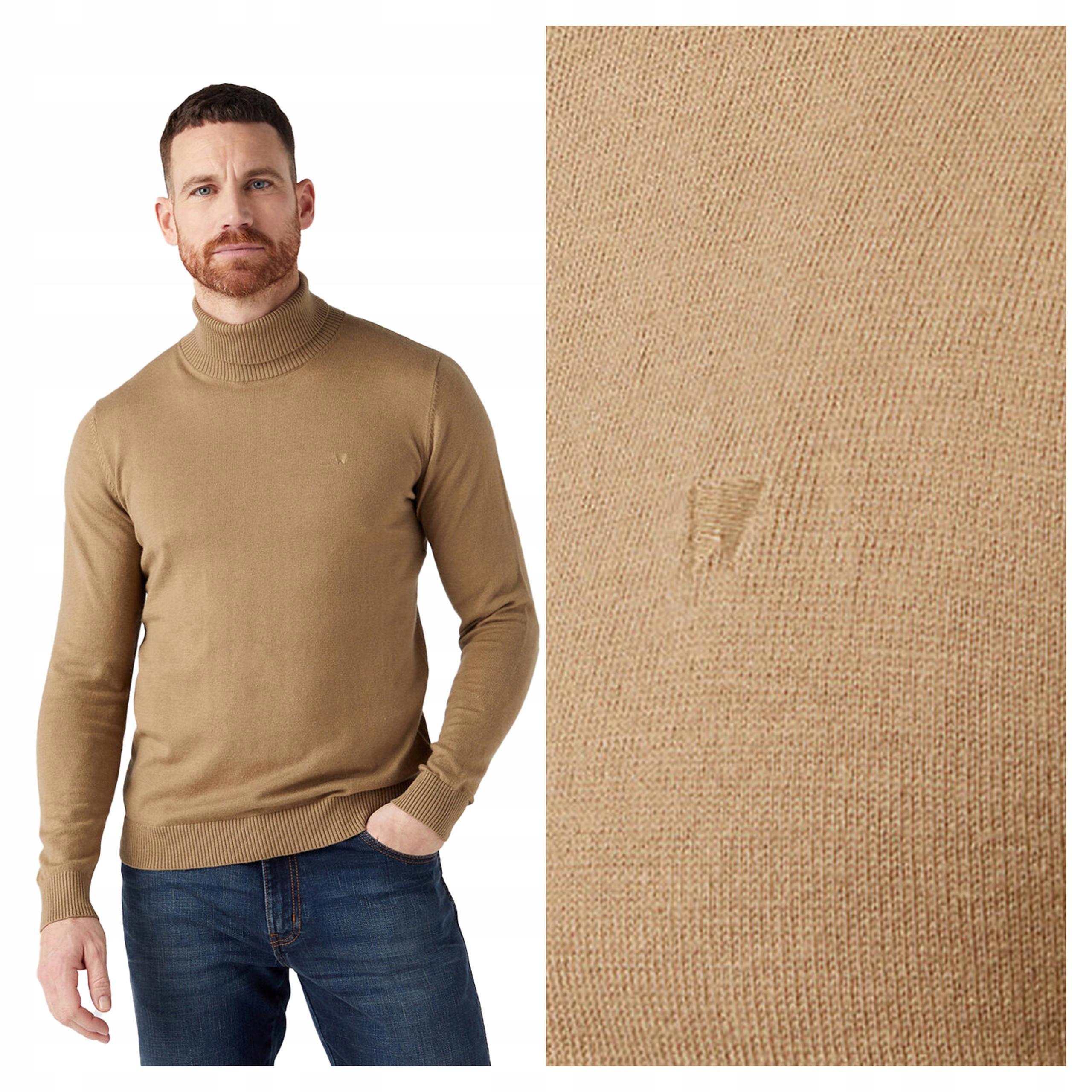 Wrangler Roll Neck Knit XXL Pánský svetr