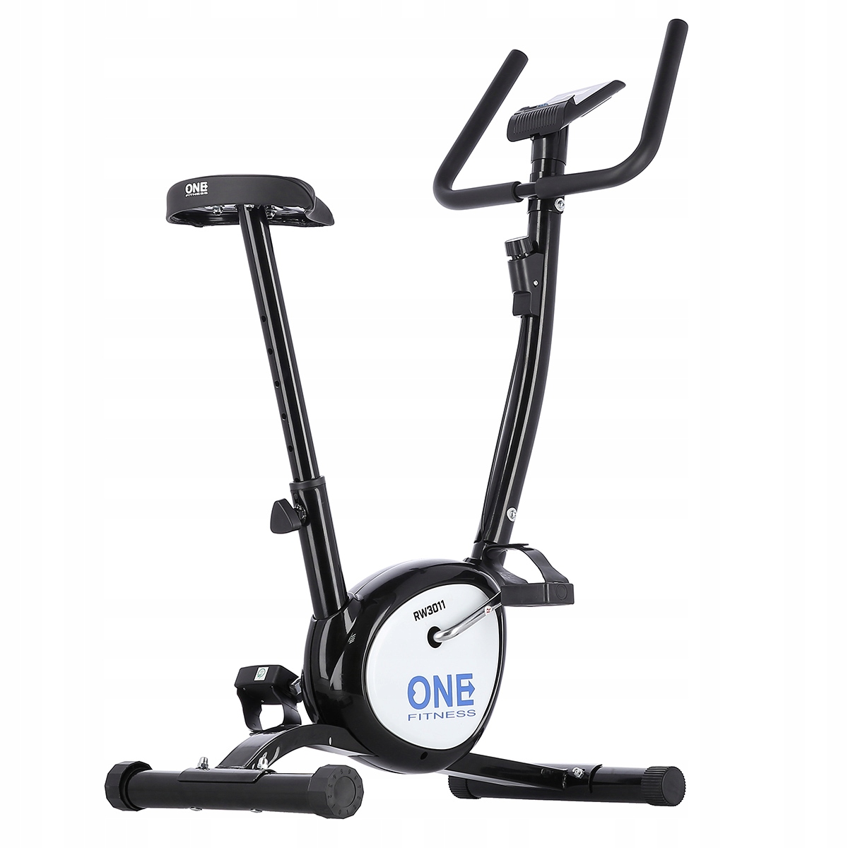 Rowerek Stacjonarny Do Domu Mechaniczny One Fitness Czarny Trening Cardio