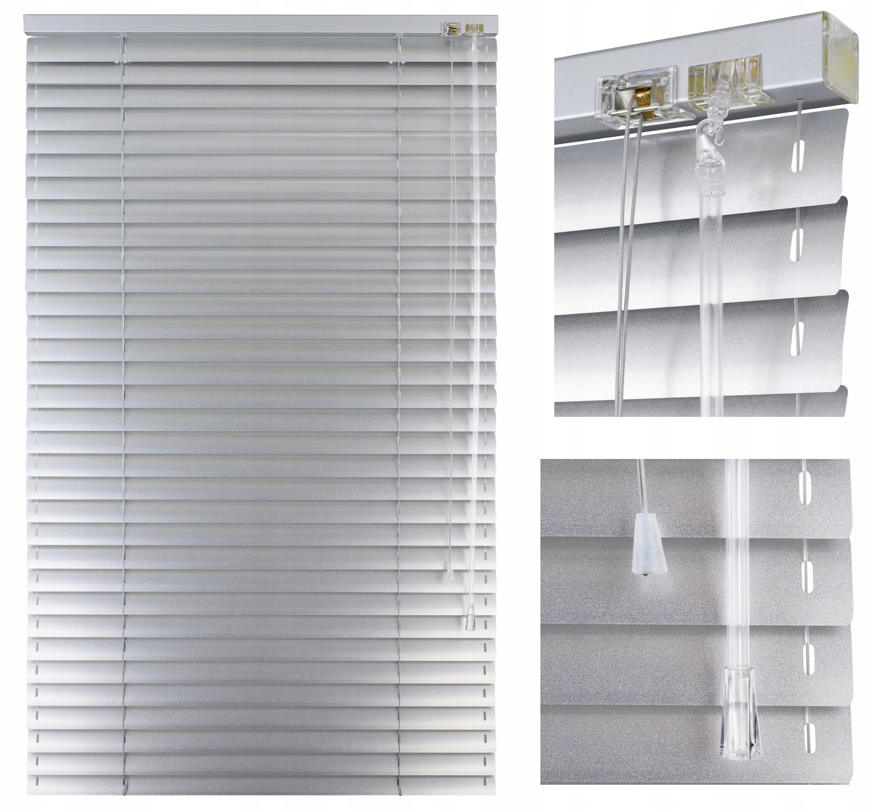 ŻALUZJE ALUMINIOWE NA WYMIAR KOLORY 160x170 Marka AMIDEX