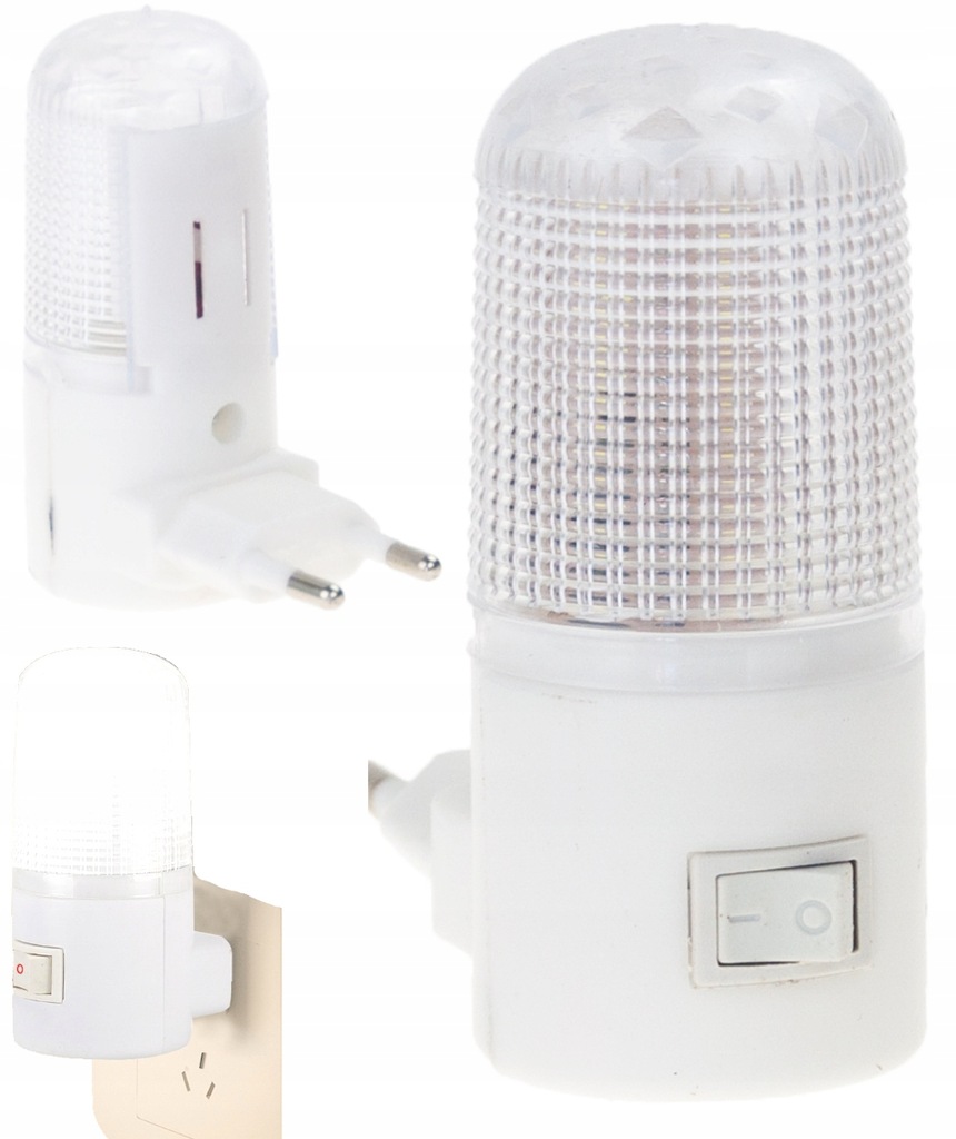 

Lampka Nocna Led Do Kontaktu Mocna Białe Światło