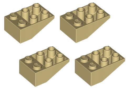 

Lego skos odwrócony 2x3 piaskowy tan 4 szt. 3747 N
