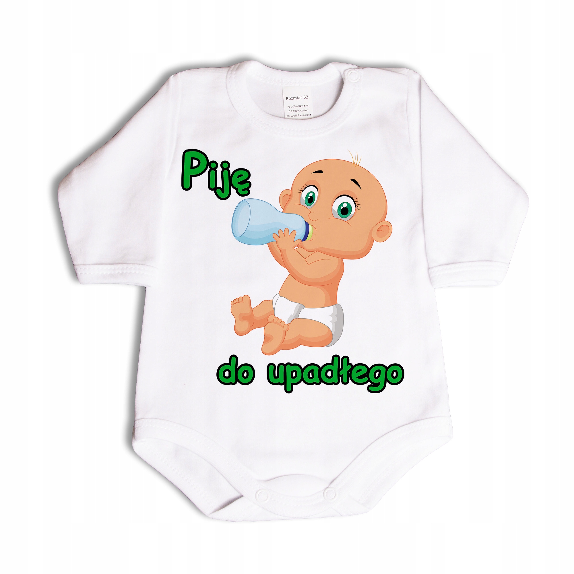 

Body Piję do upadłego bodziak 68 dł