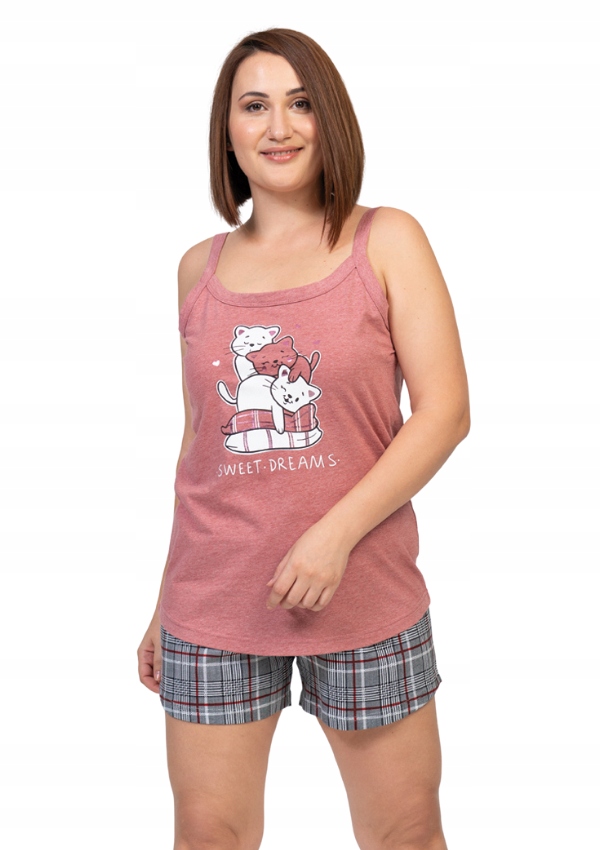 

Piżama Damska Vienetta bawełniana +Size 4XL 56 58