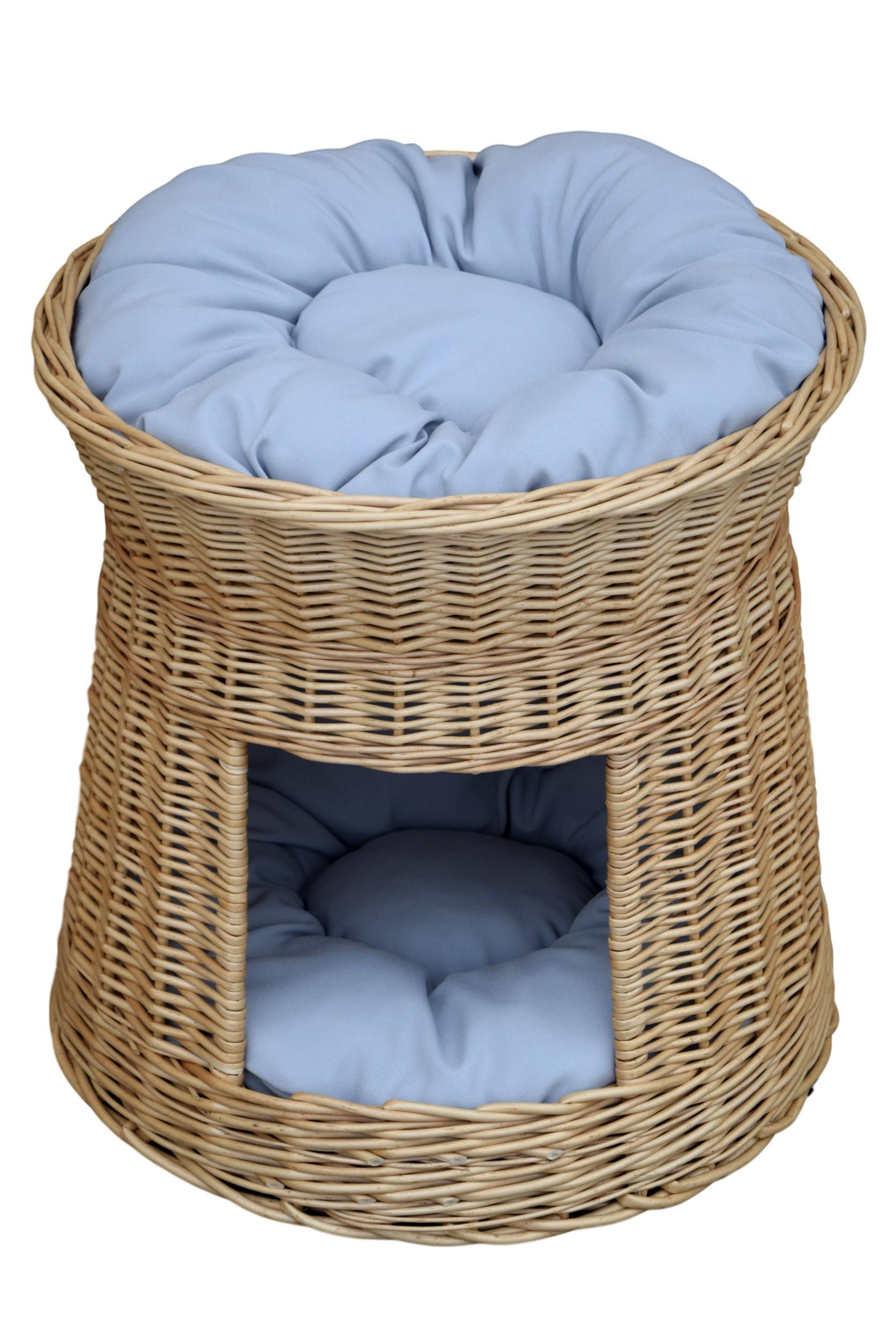 Budka Z Wikliny wiklinowy domek Legowisko poduszka