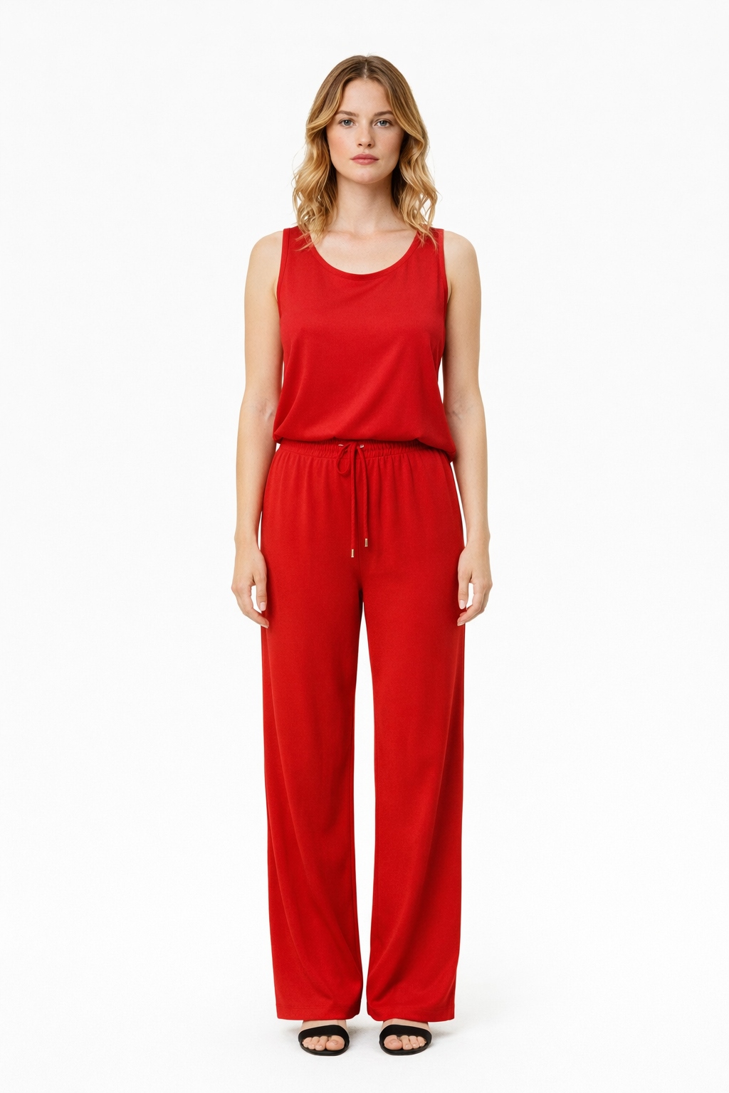 Volné Těhotenské Kalhoty Vzdušné Červené L I4A