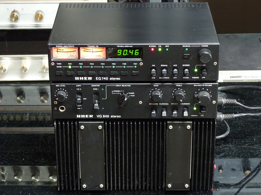 Аналоговый радио тюнер Uher VG 840 EG 740 с 140 черный