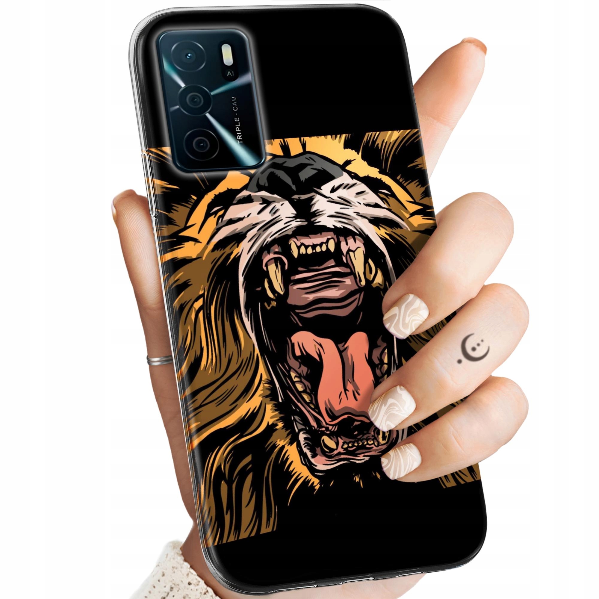 Etui Do Oppo A16 A16S Lew Lwy Lwica Obudowa Pokrowiec Case