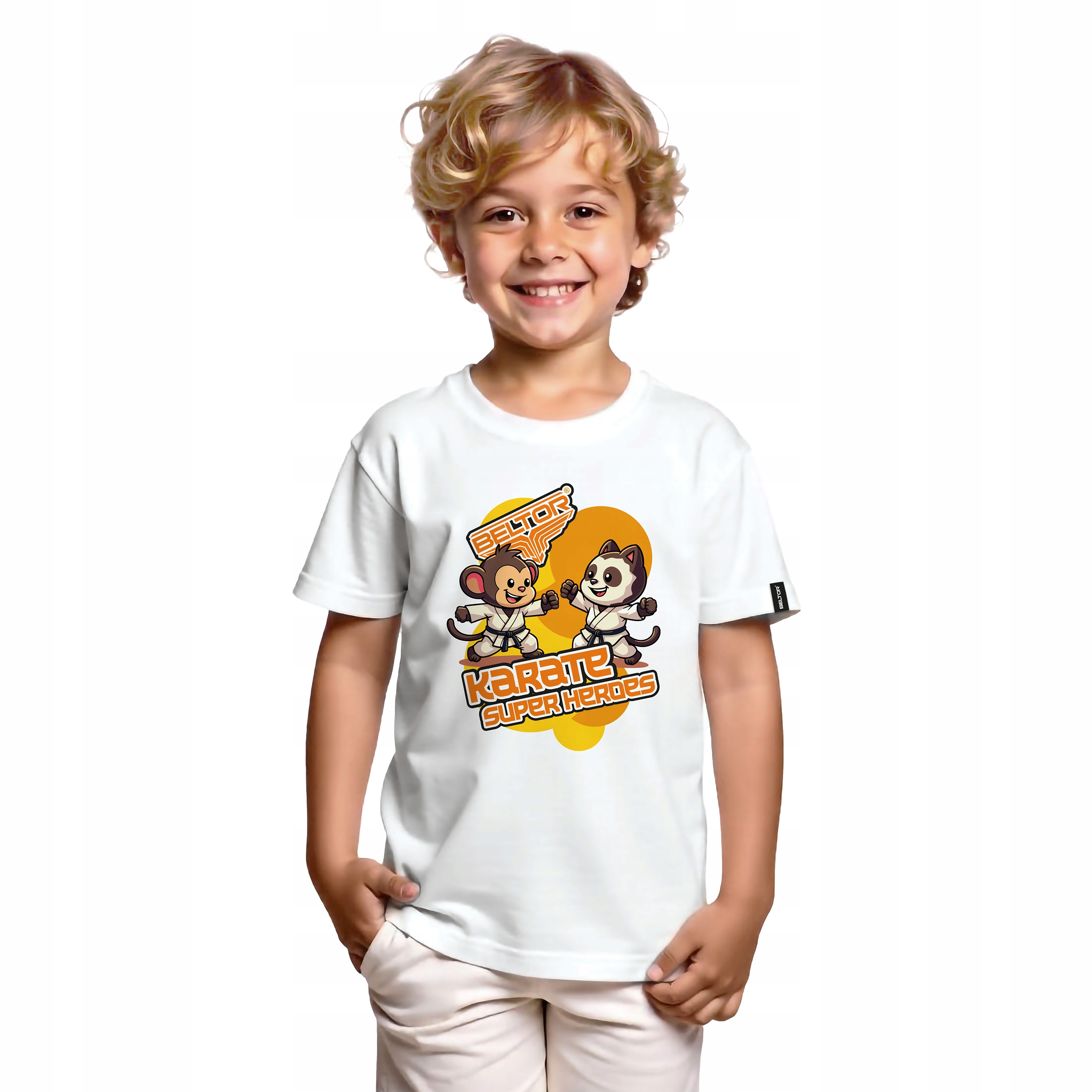 Beltor Koszulka Dziecięca Karate Heroes Pod Kimono Na Wf 110-116 cm