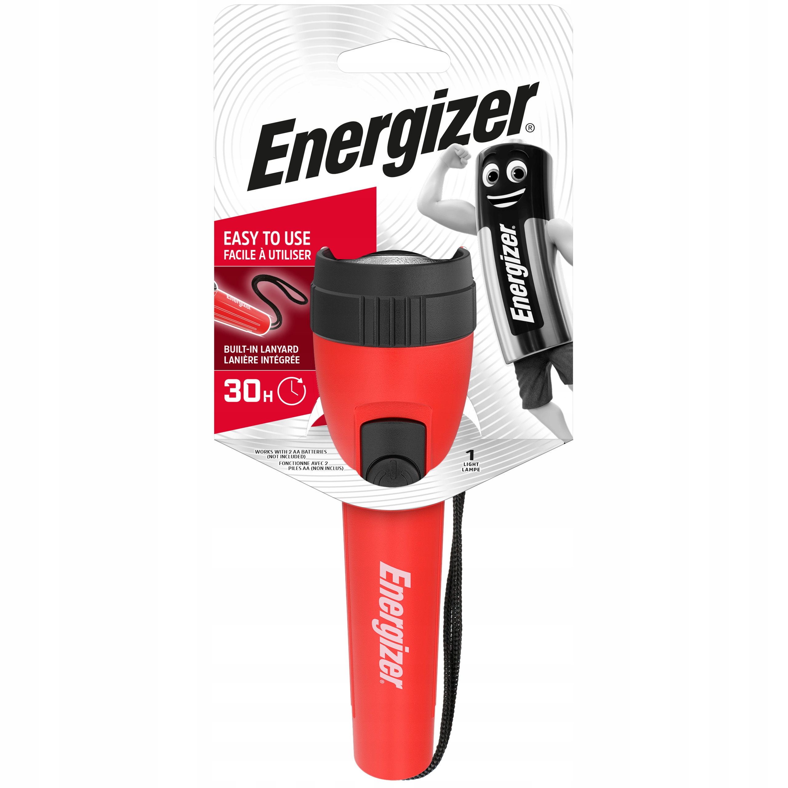 

Latarka Energizer Plastic Led 2*AA 25Lumens