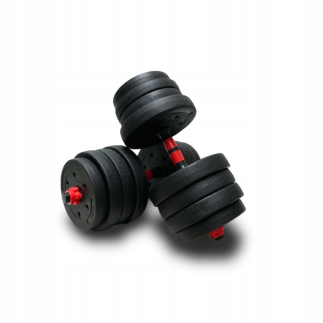 Hantle regulowane bitumiczne 2x20kg zestaw 40kg kompozytowe gryfy talerze EAN (GTIN) 5905311711544