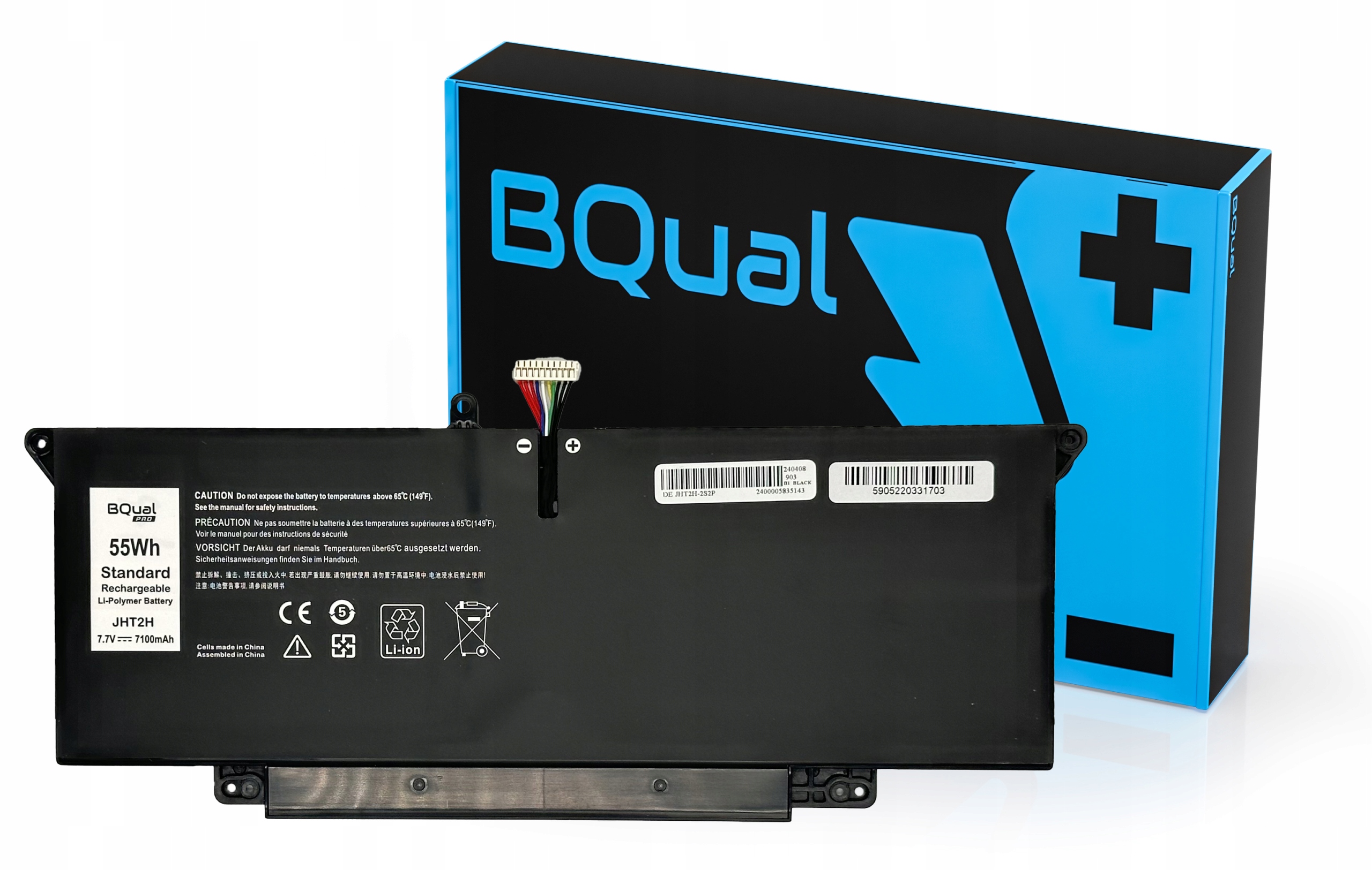 Bateria BQual do Dell Latitude 13 7310 7410 JHT2H 55Wh Duża pojemność