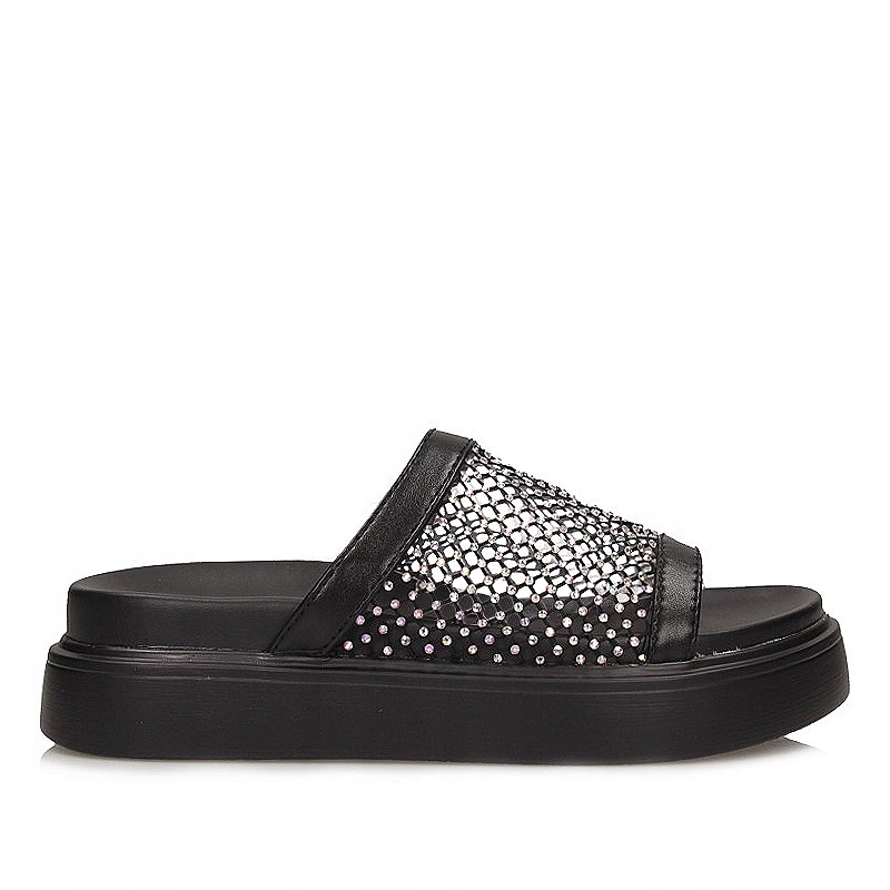 Originální nazouváky na platformě S.Barski MY51-016 Black