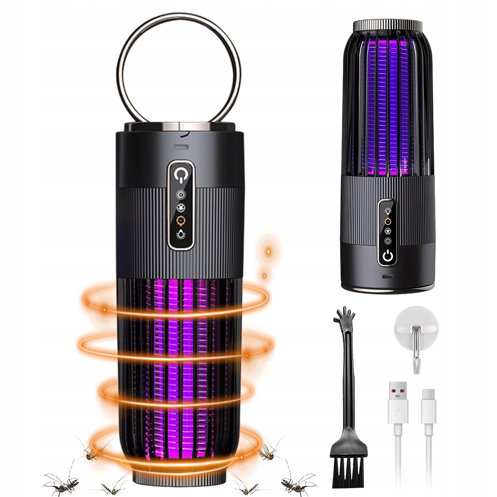 Lampa Owadobójcza Na Komary Muchy Owady Ćmy Pułapka Elektryczna Uv Timer