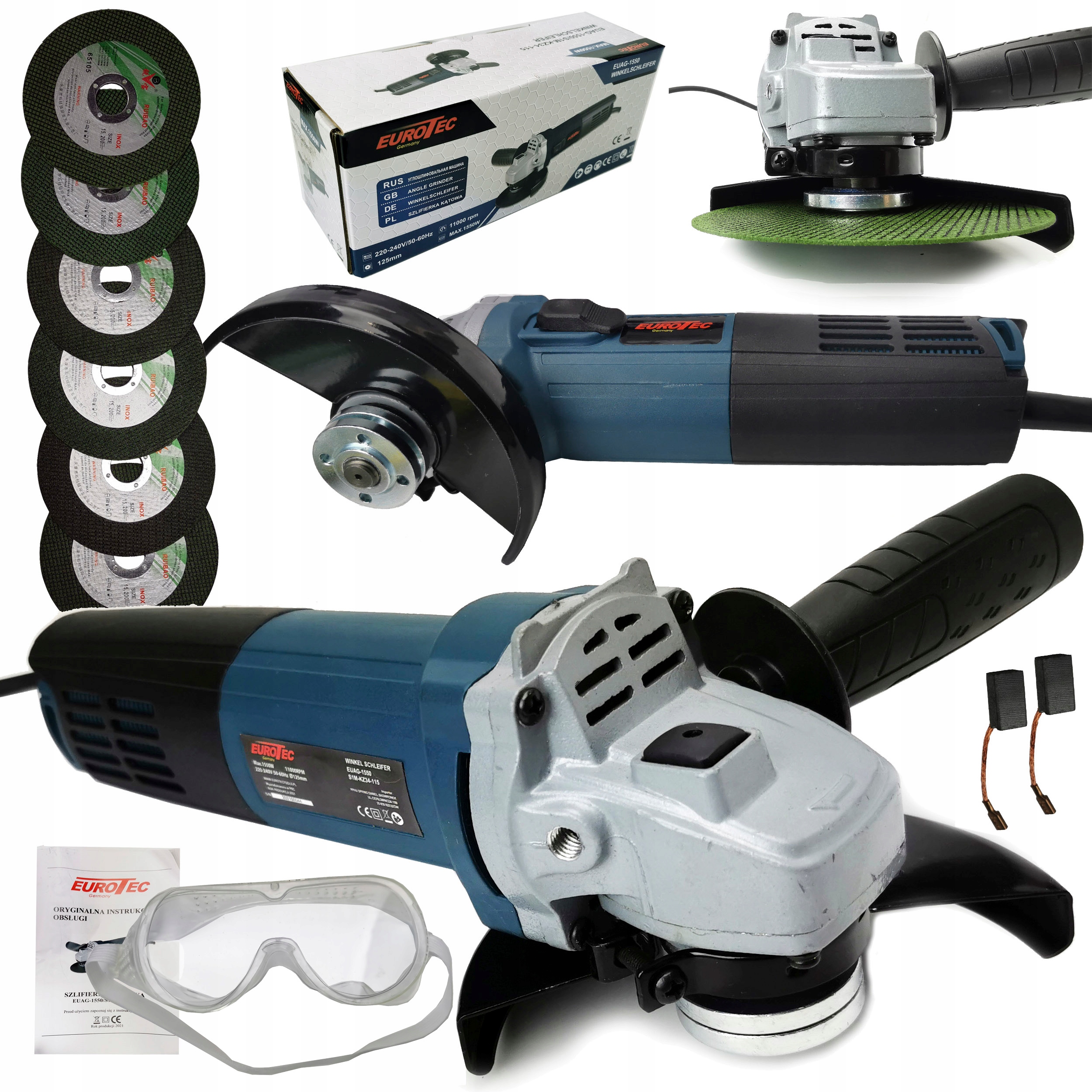 

Szlifierka kątowa Eurotec EUAG-1550 1550 W 230 V