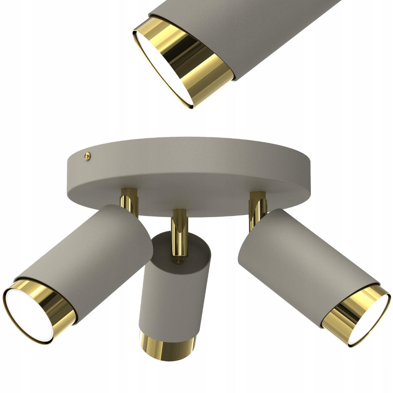 Stropní Svítidlo Reflektor Spot Tmavý Kašmír Nastavitelný Led GU10 Polsko