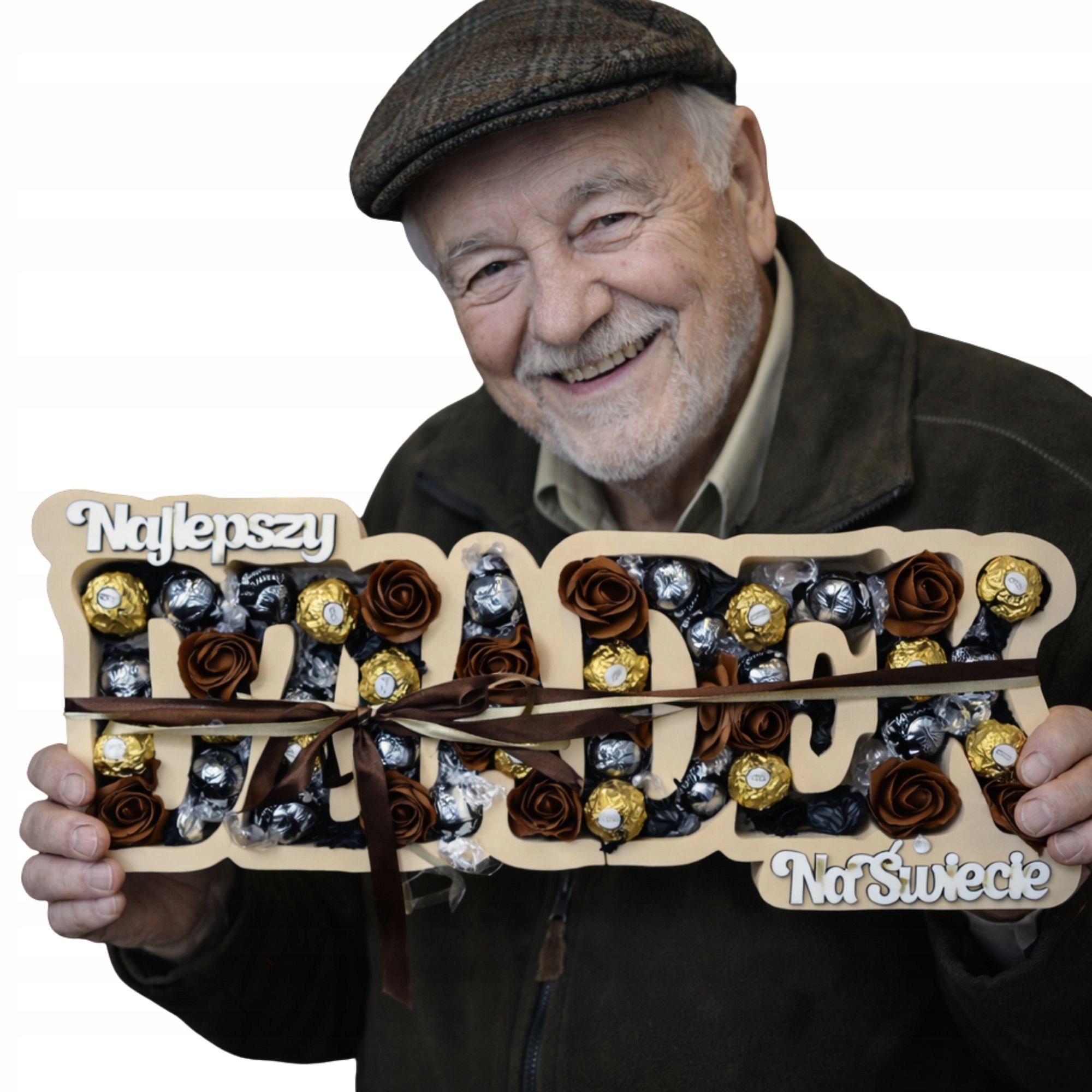 Levně Dárková Sada Koš Dárek Pinobox Nejlepší Dědeček Narozeniny