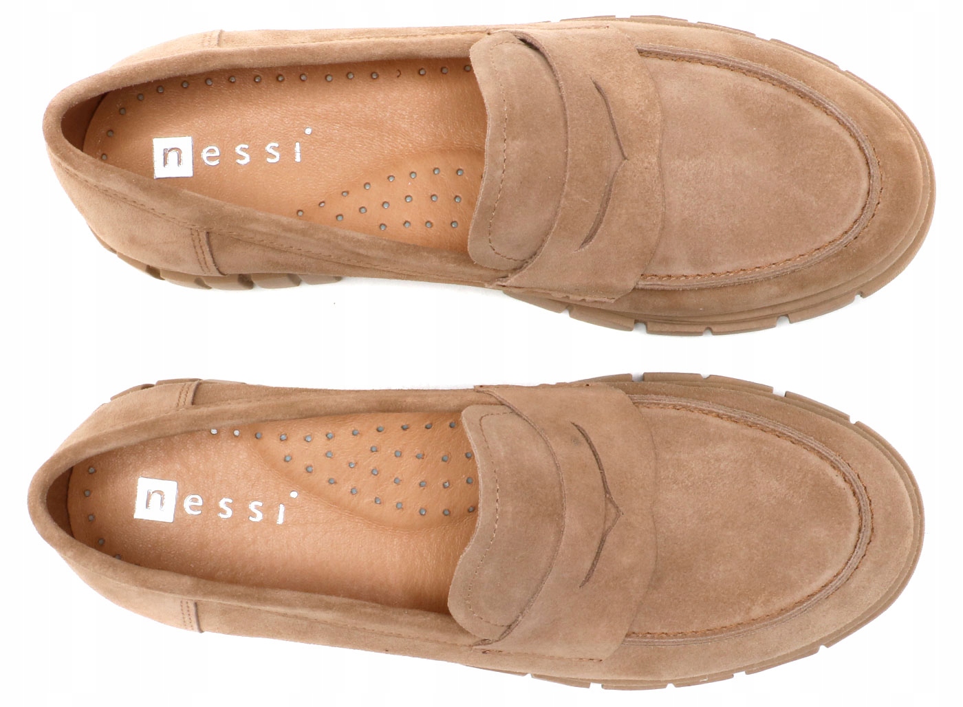 WYPRZEDAŻ NESSI-23553 beż r40 LUPA2X Marka Nessi