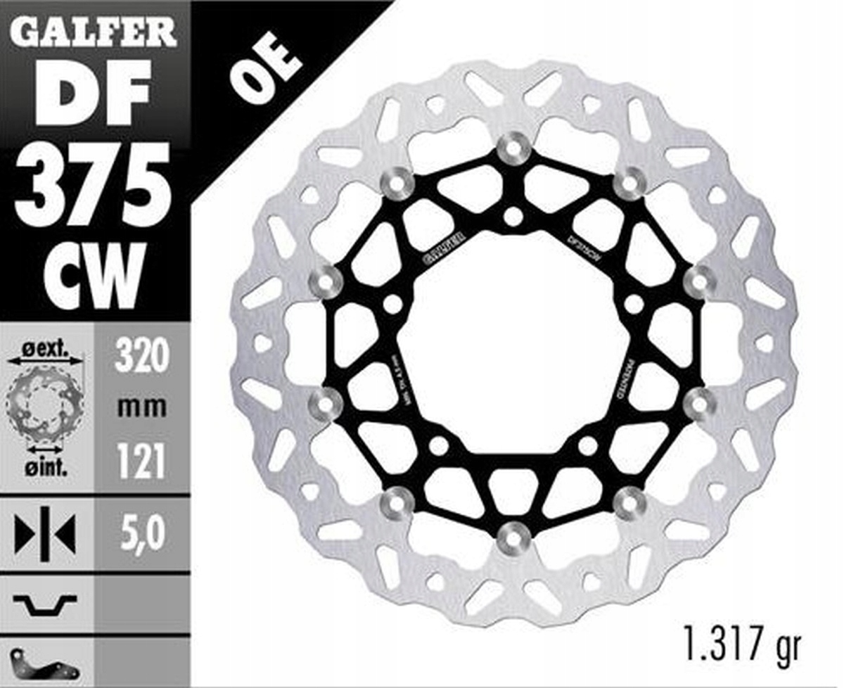 Galfer Predný Brzdový Kotúč Suzuki Gsx 1300R Hayabusa '21- (wave Floating)