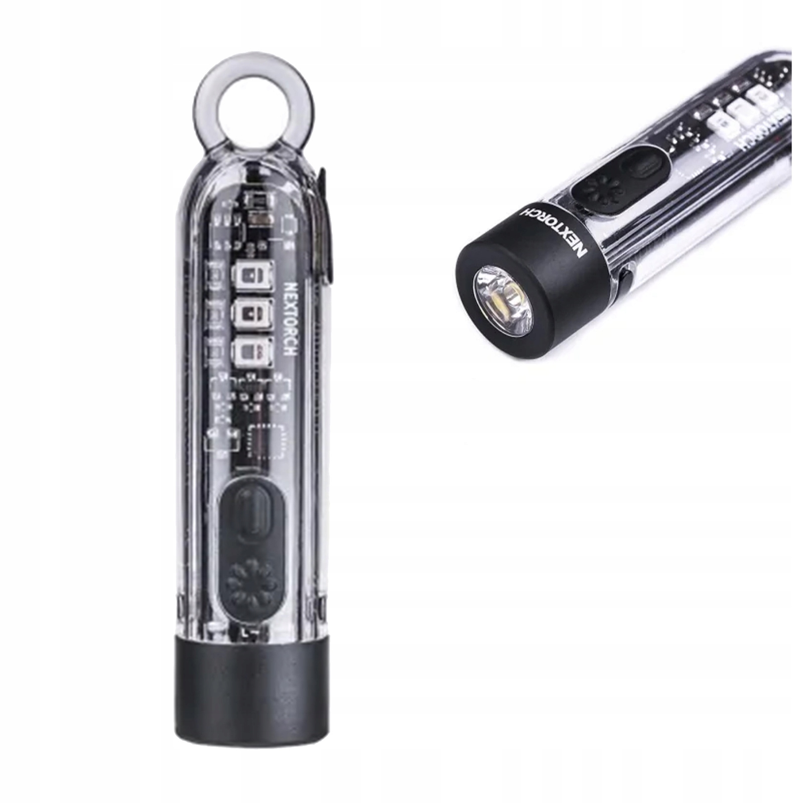 Latarka NEXTorch Led K40 z akumulatorem 180 mAh 700 lm Czarna Lat/next