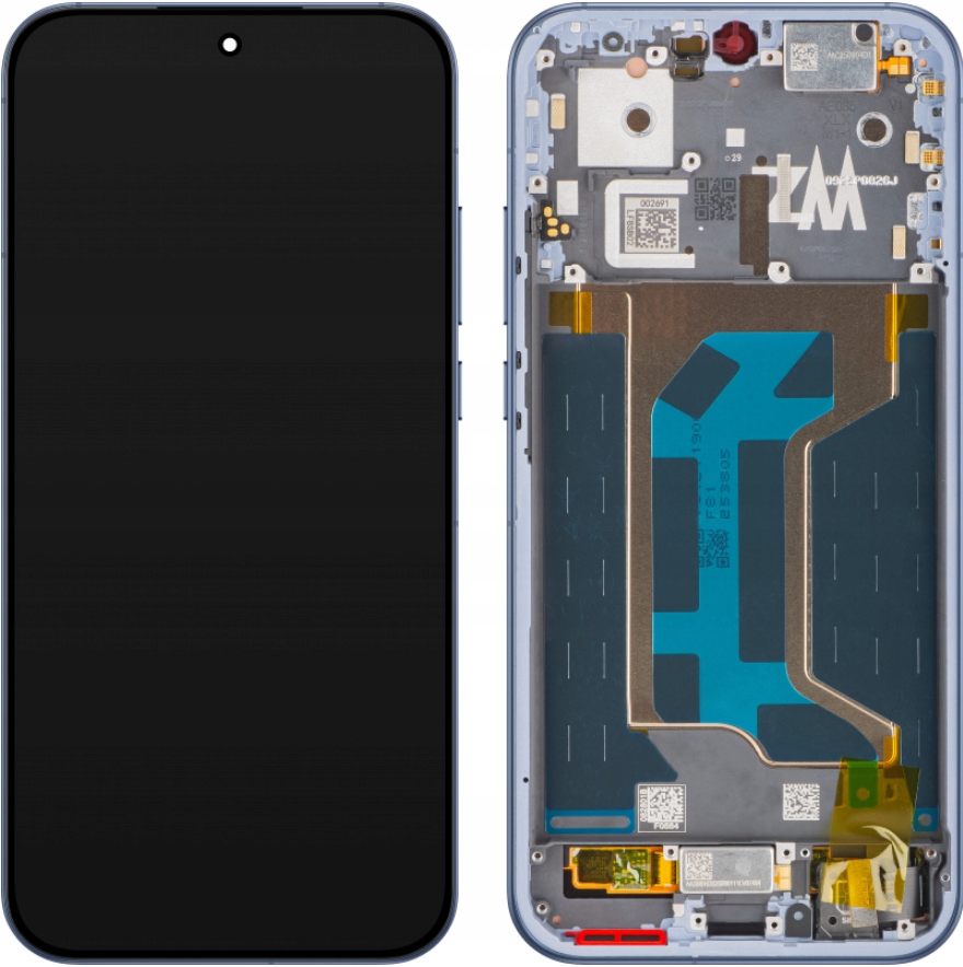 Org Originálny dotykový LCD displej s rámčekom pre Realme Gt 8 Pro Modrý