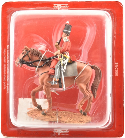 Důstojník Dragons Anglie 1809 Del Prado 1/30 (No 50)