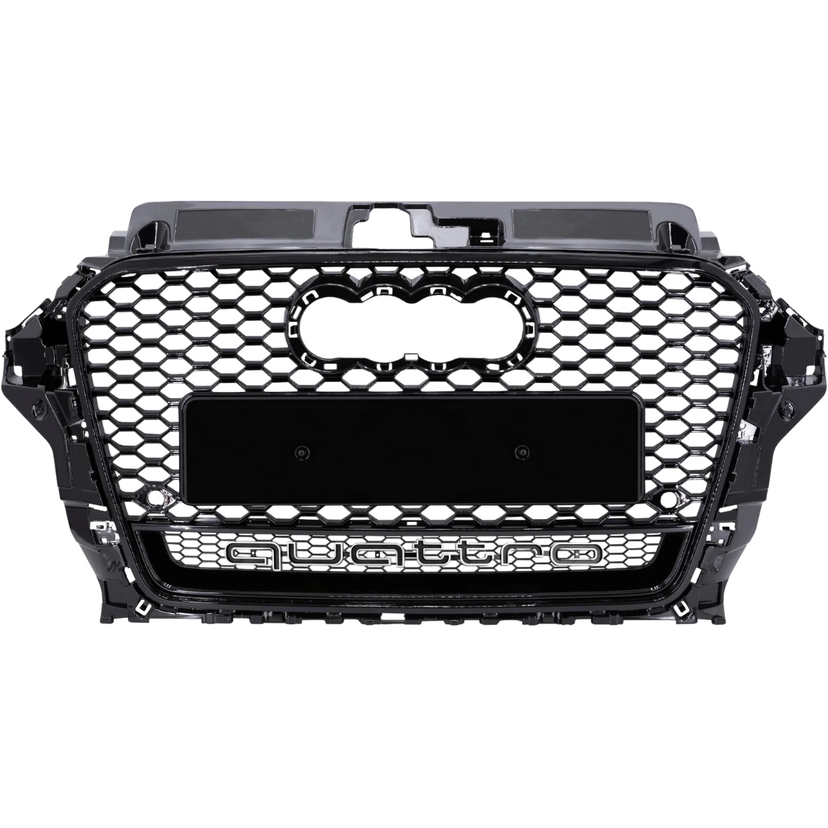 Atrapa grilu Rs Look Medová plástev Audi A3 14-16 na Pdc nápis quattro nový