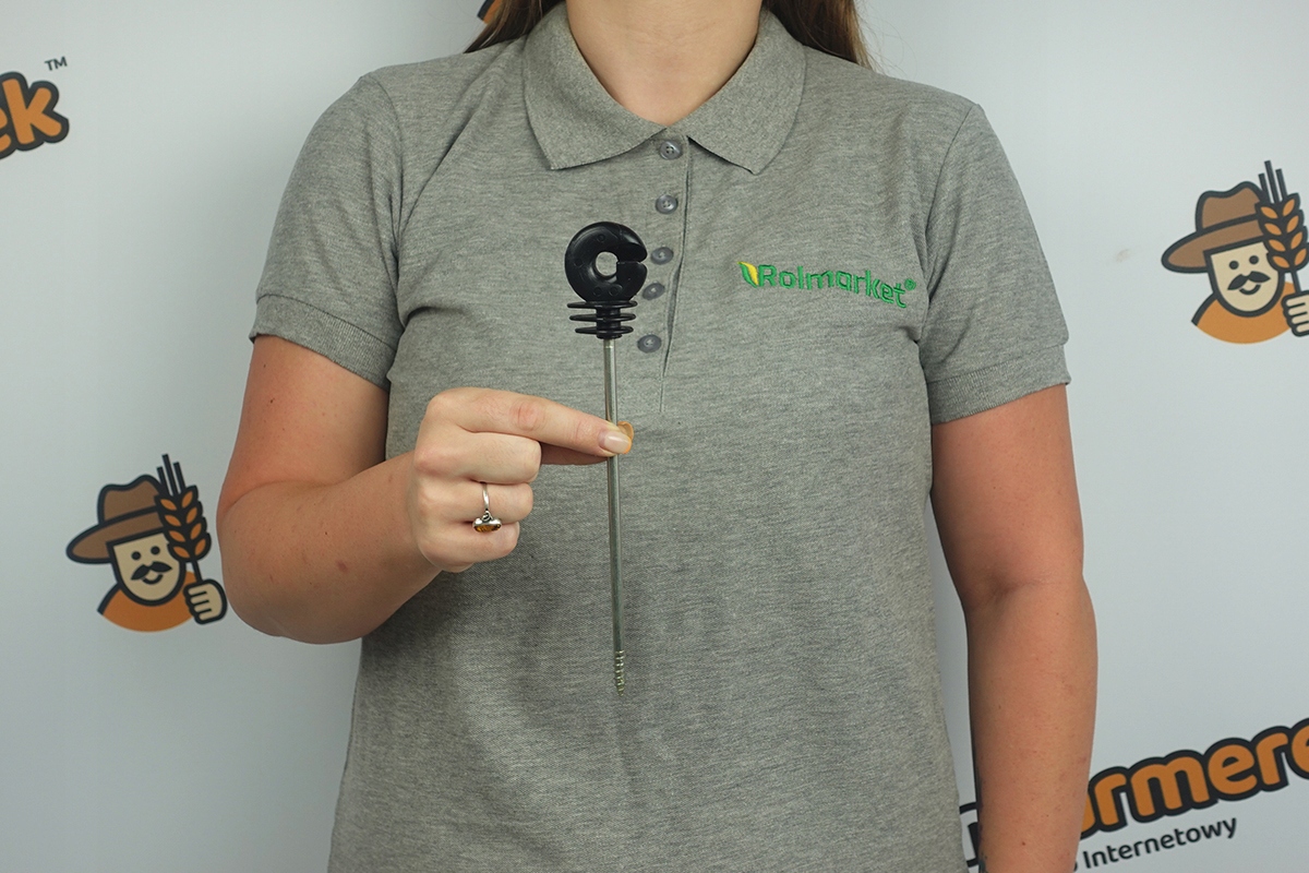 10x IZOLATOR Z DŁUGIM TRZPIENIEM PROSTY do linki plecionki Z WKRĘTEM Marka Matador