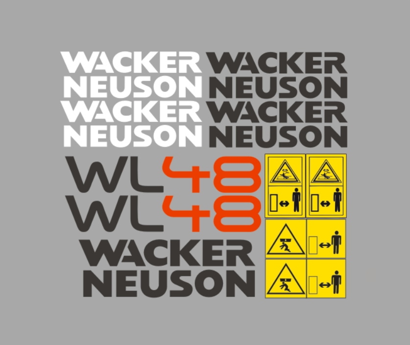 Samolepky Wacker Neuson WL48