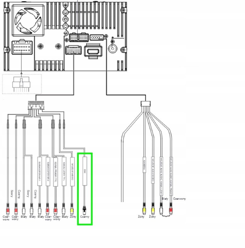 PRZEWÓD STERUJĄCY DO MODUŁU CONNECTS2 CLARION Marka Inna