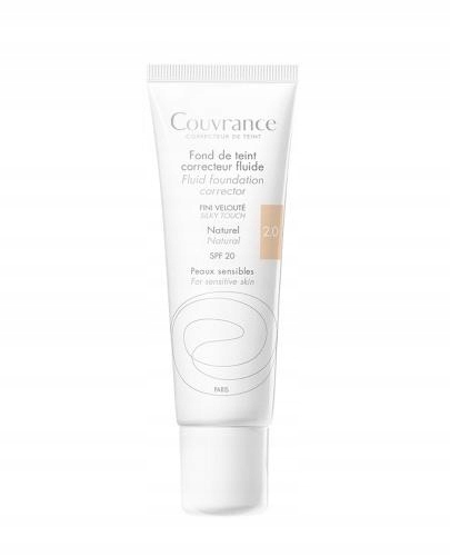 Avene Couvrance Fluid korygujący SPF20 naturalny 02 30 ml