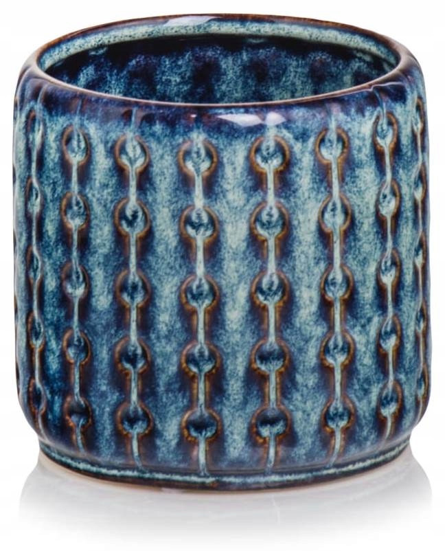 

Osłonka Ceramiczna Doniczka Niebieska Blue 14 cm