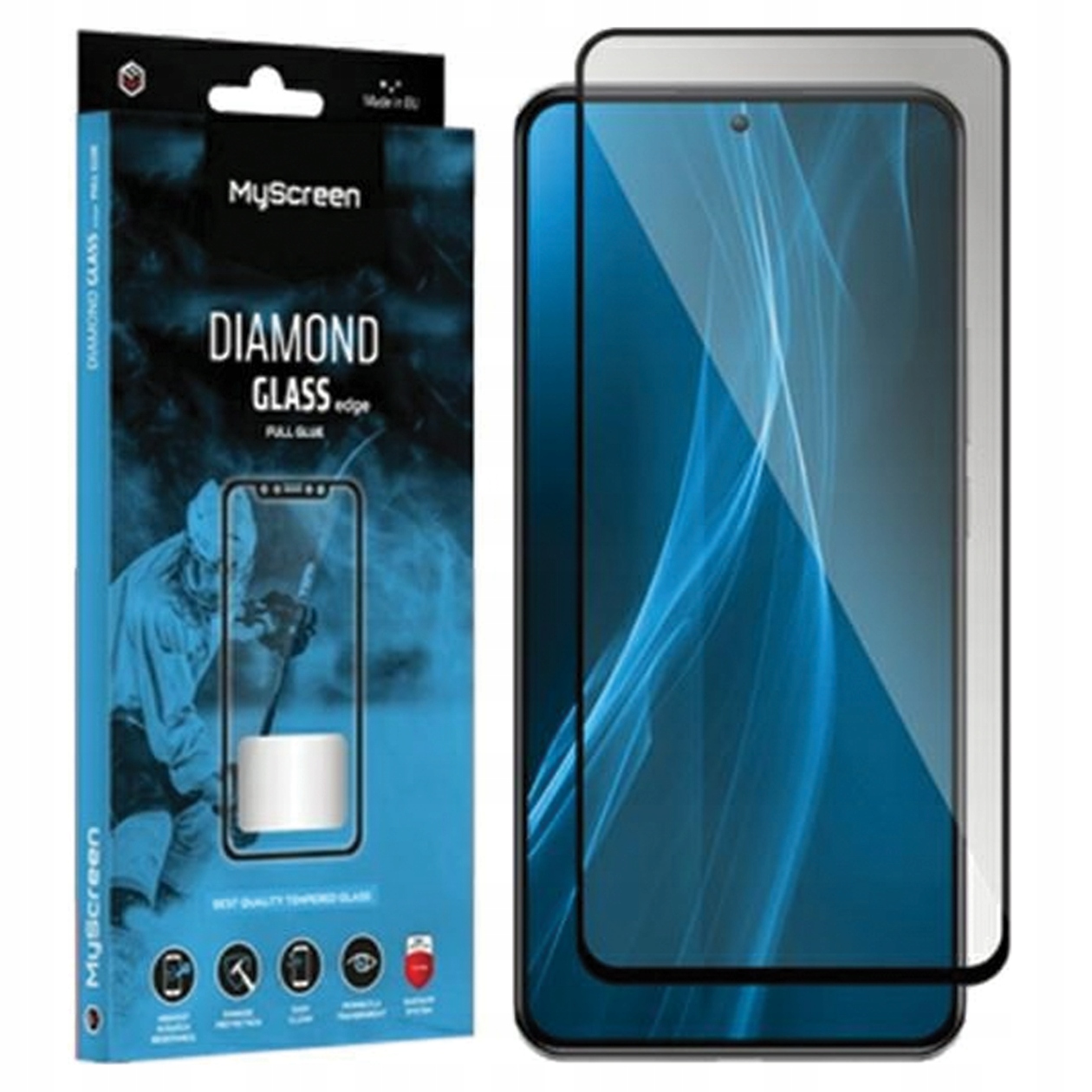 Myscreen Protector Ms Diamond Glass Edge Fg Do Vivo Y55T Full Glue