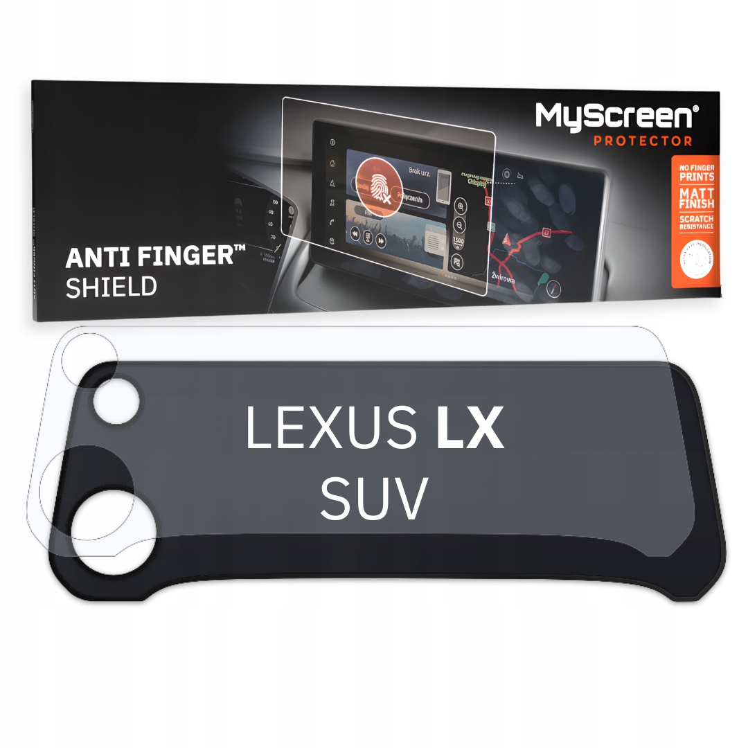 Matná fólie pro Lexus LX Suv 2021 Přední Středový Panel MyScreen
