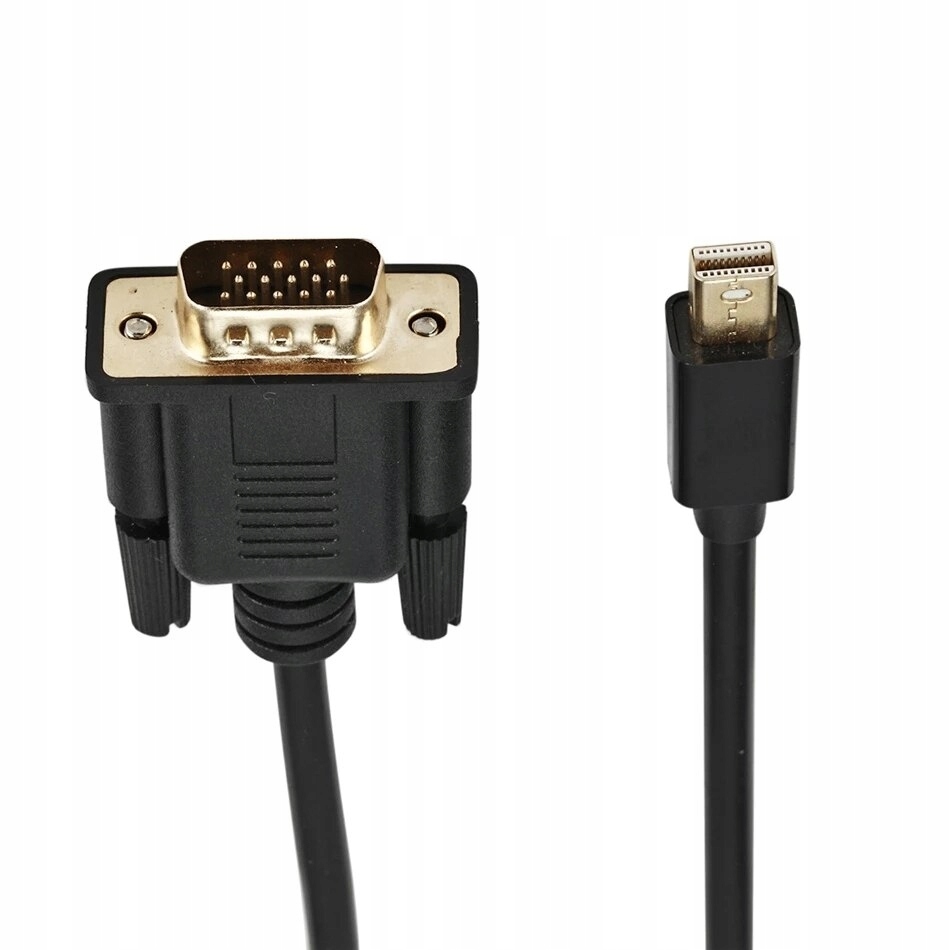 KABEL MINI DISPLAYPORT VGA 1,8M THUNDERBOLT DP MAC Zastosowanie Video