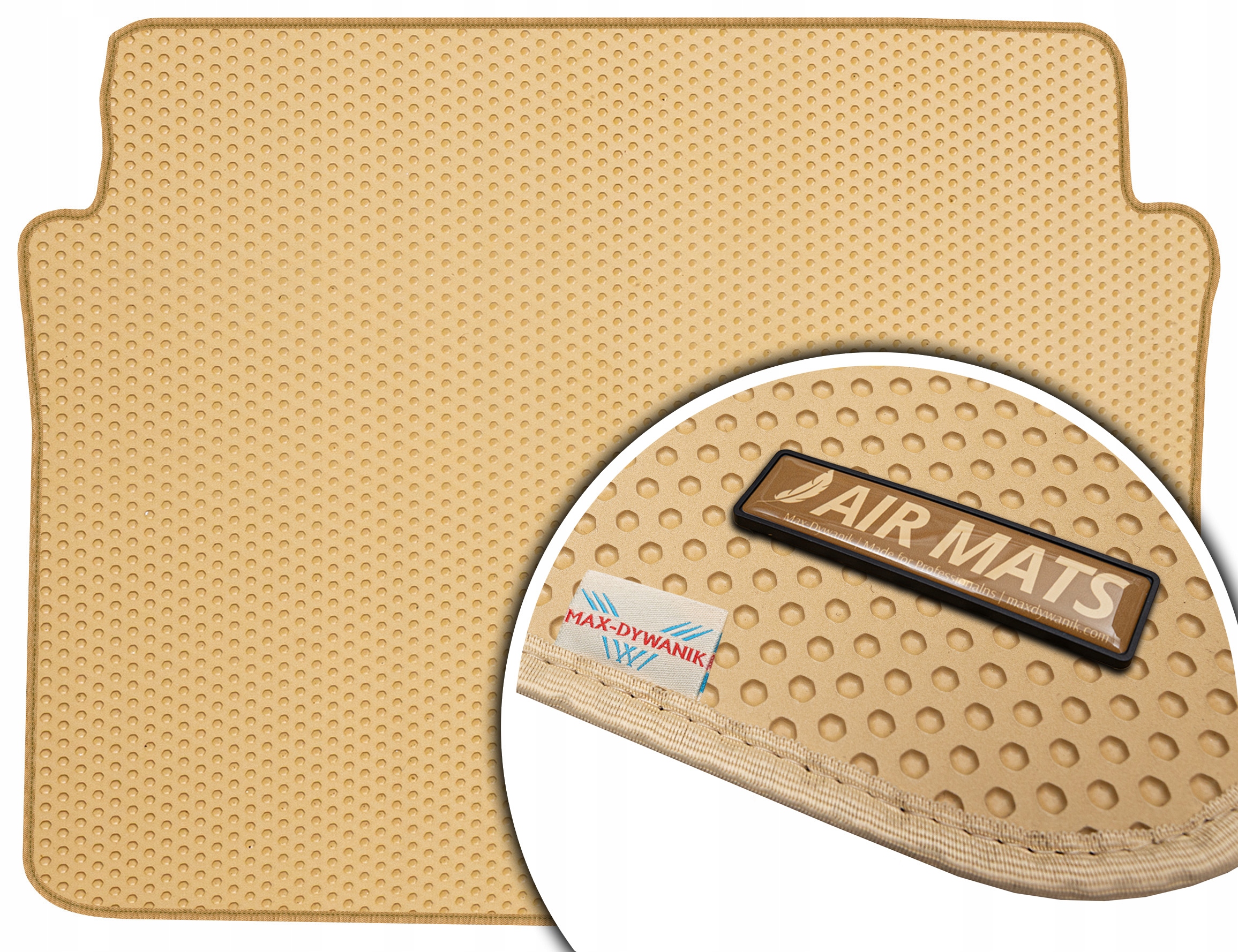 Mercedes E-Class W124 Sedan 84-97 Béžová rohož do kufru Eva Air Mats