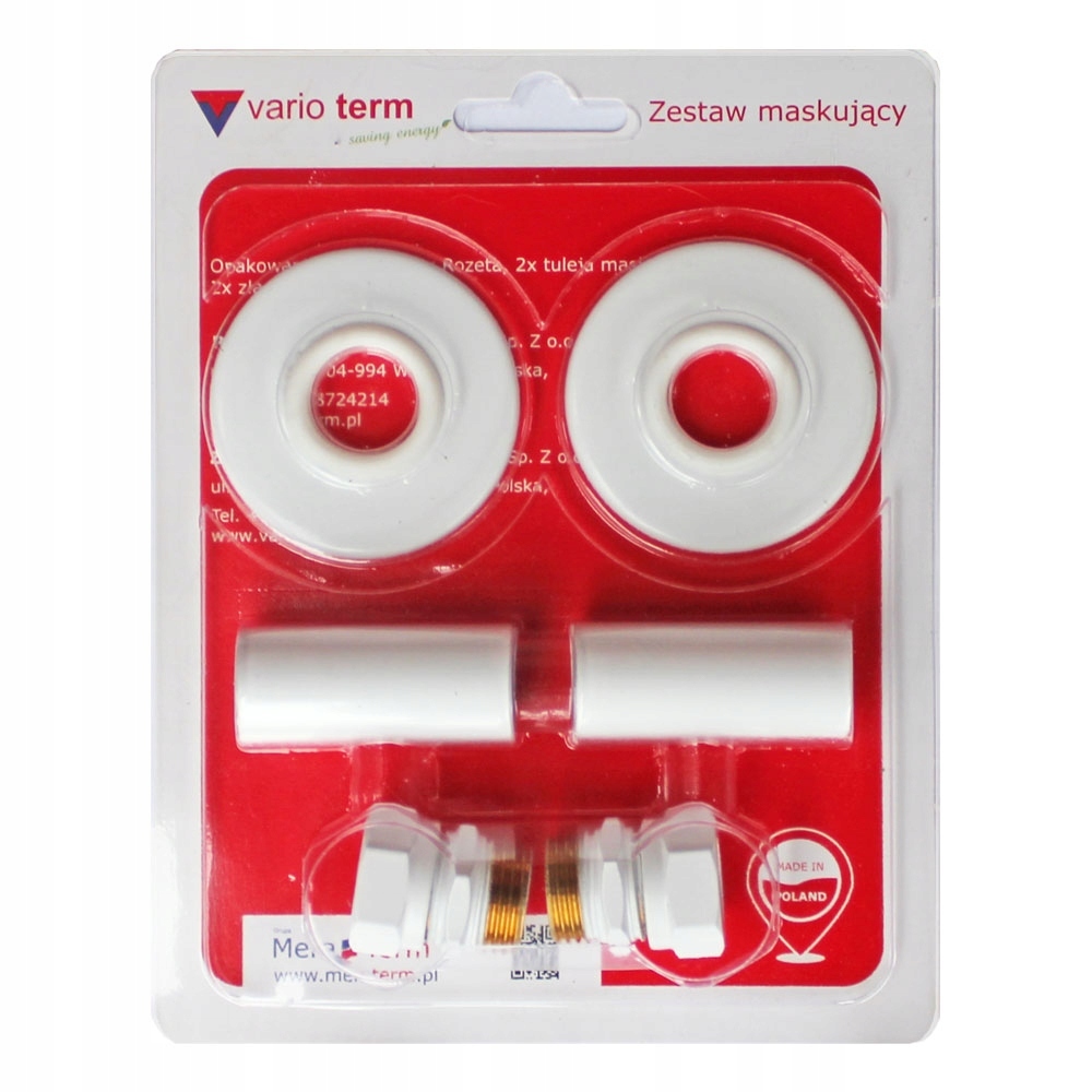Zestaw maskujący biały + zaciski 1/2 x Cu 15