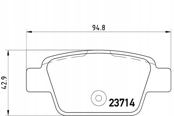 Brembo Brzdové Destičky Fiat Stilo 01- Zadní Asistent řidiče #28
