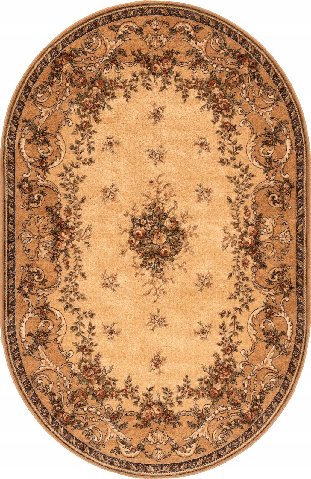 Dywan wełniany do salonu Dafne Sahara Owal Isfahan 120x170 cm