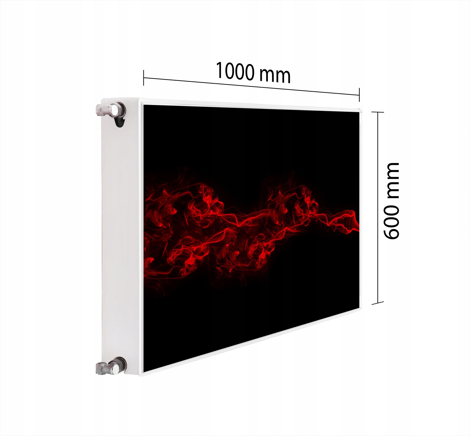 Kryt Na Radiátor Maskovač 100x60 Kouřová Podložka Magnet