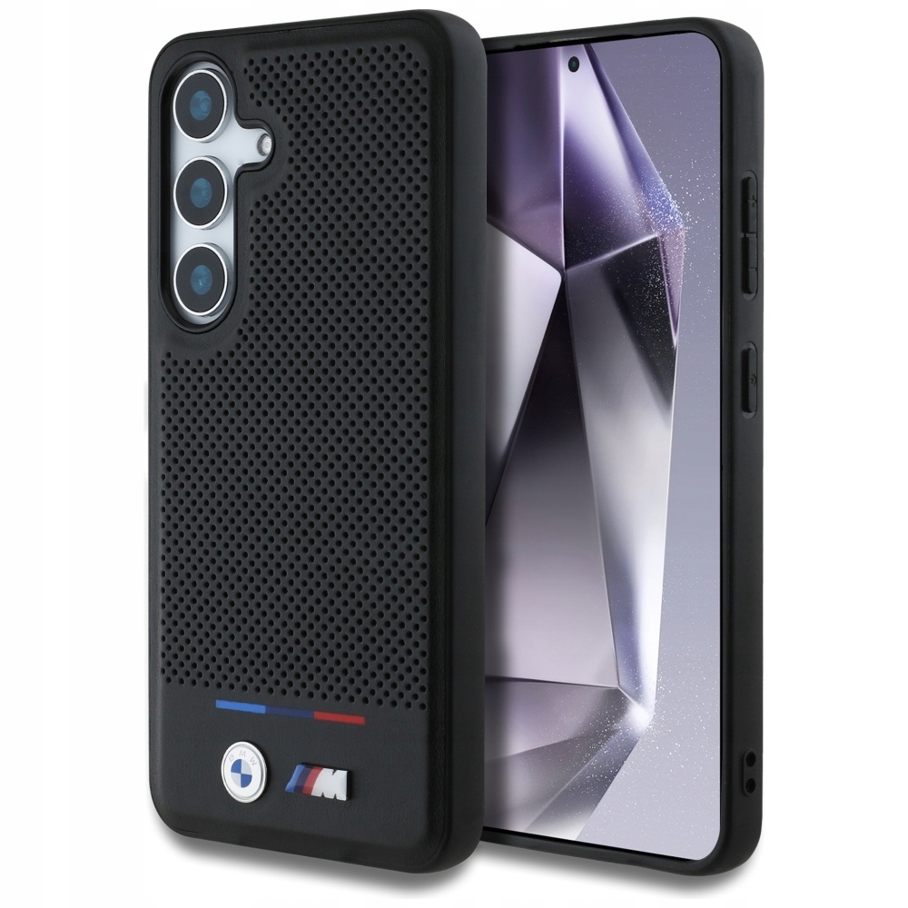 Bmw Leather MagSafe pouzdro Kožené kryt obal pro Galaxy S25 5G