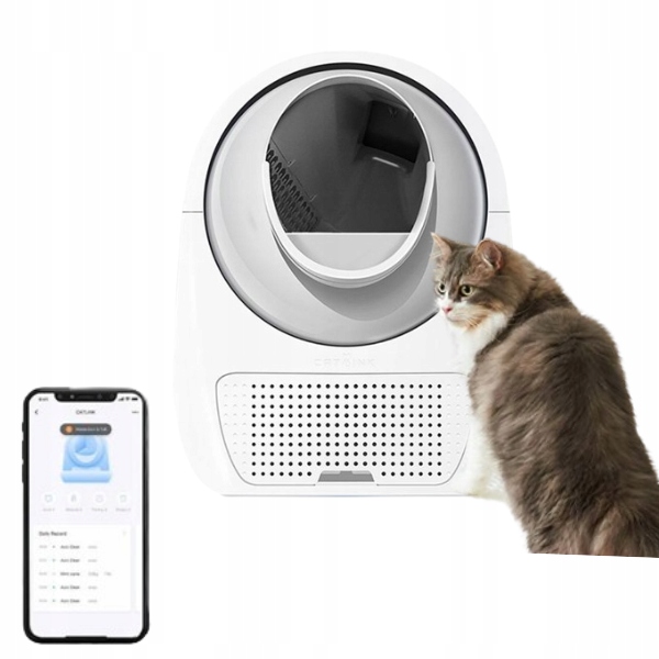 Catlink Inteligentna Samoczyszcząca Kuweta Dla Kotów Pro-x Luxury Wifi