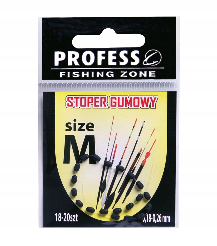PROFESS - Stopery Gumowe - rozmiar - M - 2szt.