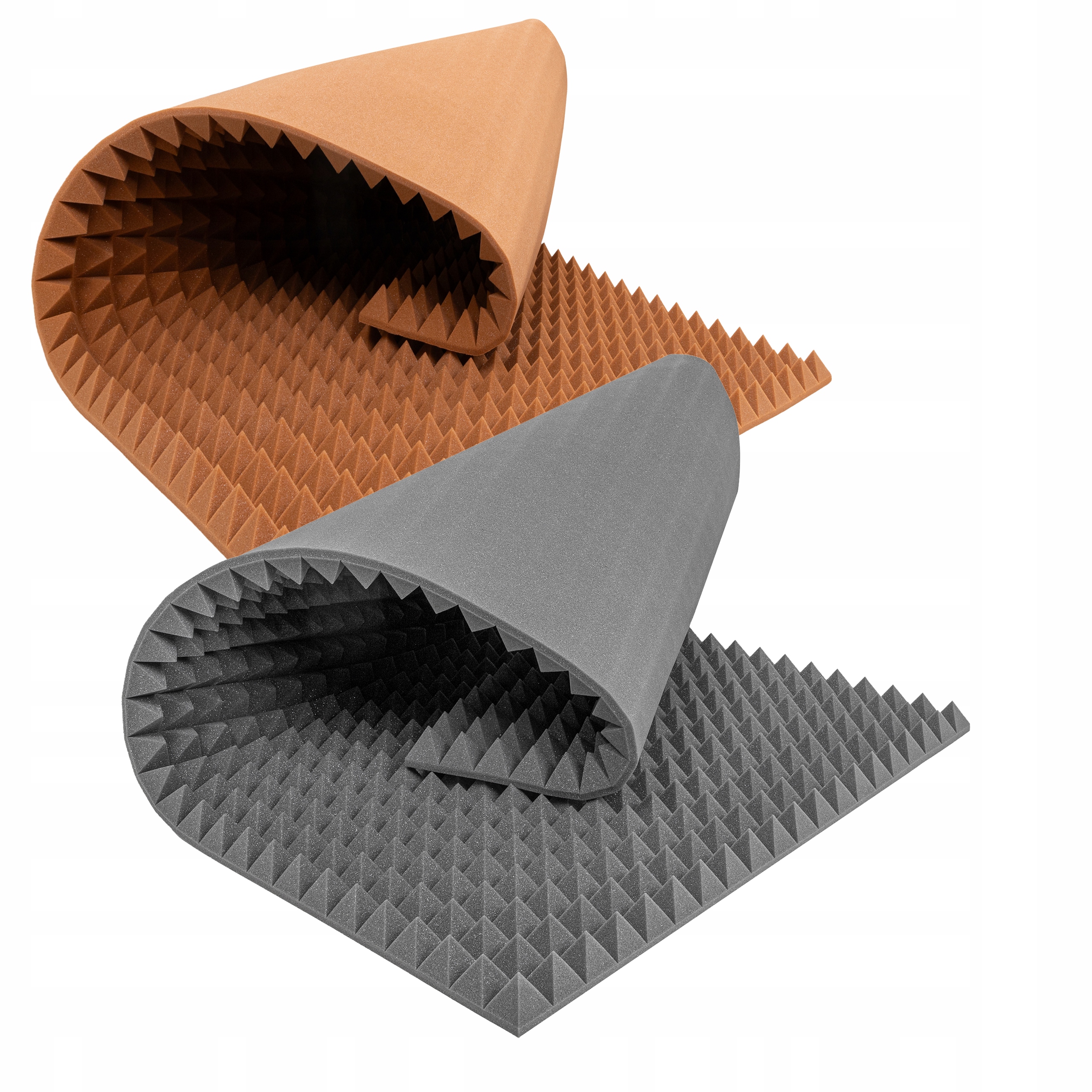 Akustické panely Pyramída 200 x 100 cm s hrúbkou 5 cm pre hernú miestnosť na stenu