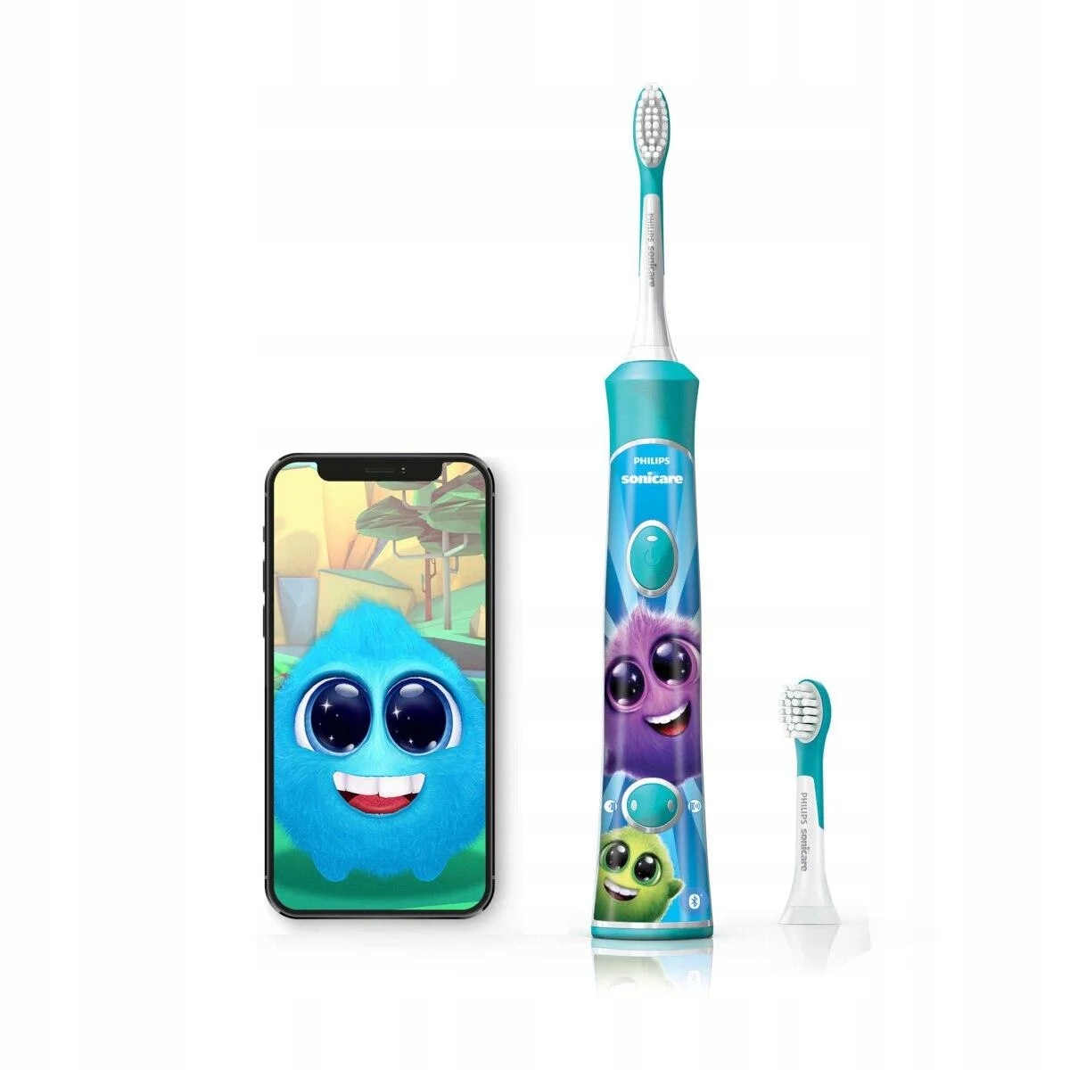 Szczoteczka Philips Sonicare For Kids HX6322/04 z aplikacją na telefon, nak