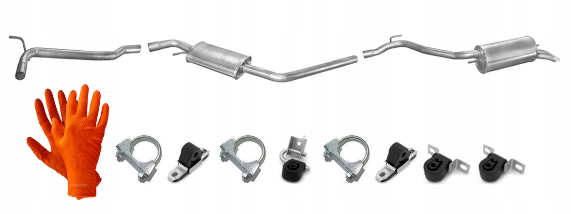 Vw Transporter T4 2.5 TDi 65 kW (1998-7/2003) Lwb Výfukový Systém