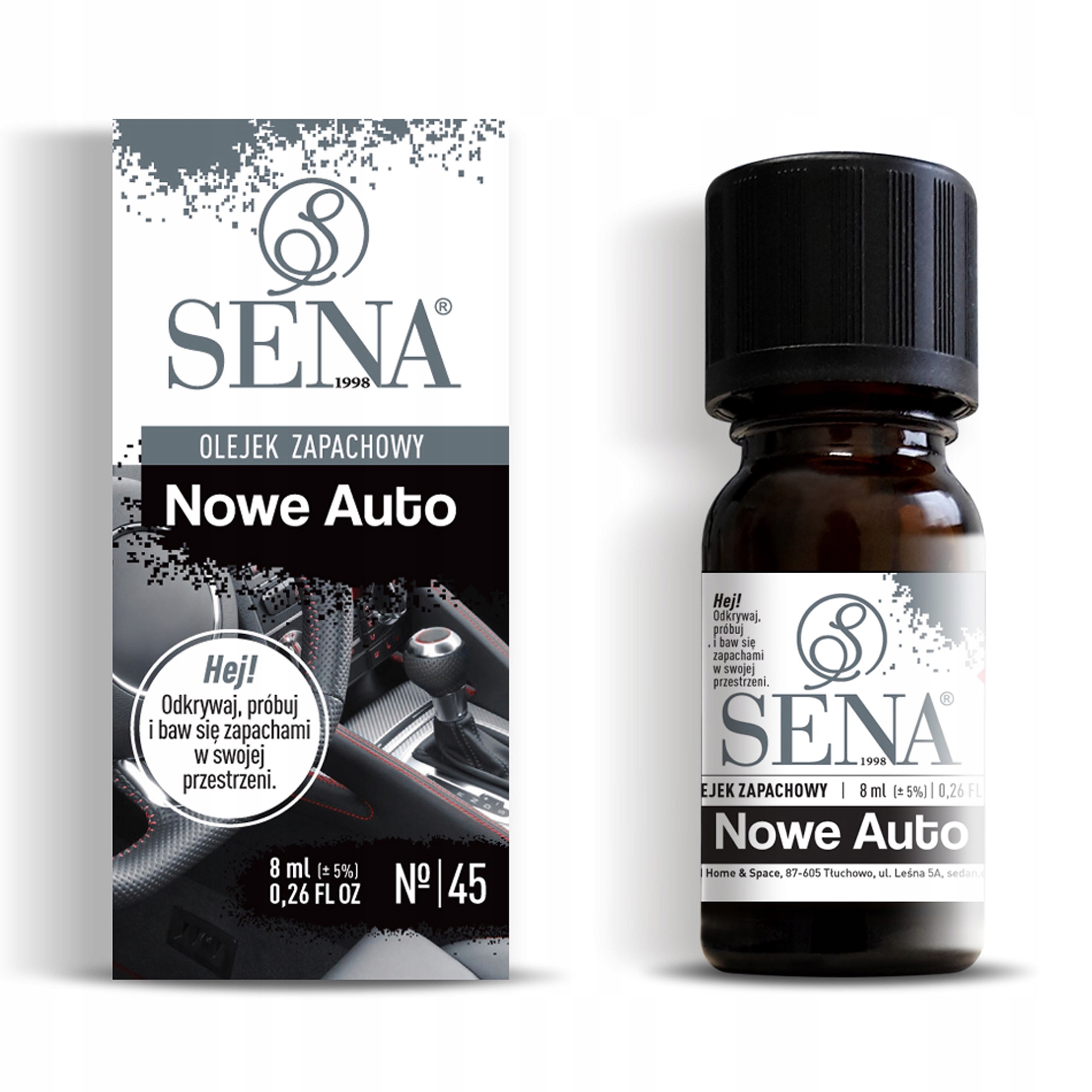 

Olejek zapachowy Sena 45 Nowe Auto 8ml