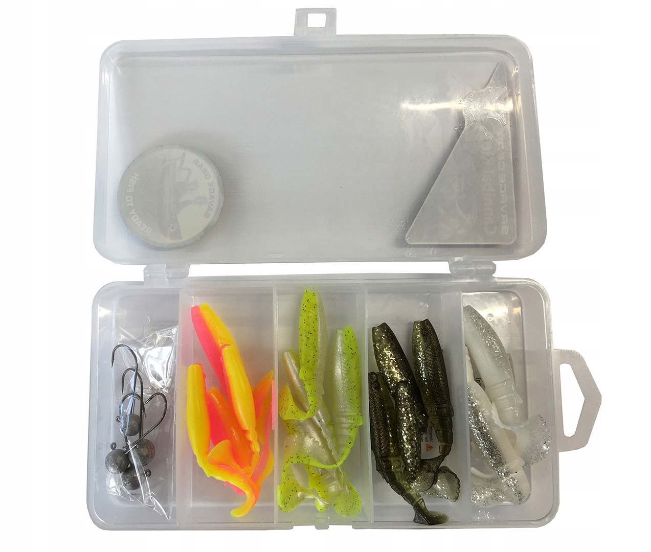 

Zestaw gum i główek Savage Gear Cannibal Box S